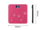 Escalas de Digitas do banheiro do quadrado 300x300MM, escalas eletrônicas cor-de-rosa do peso fornecedor